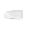 Plato Llano Ariane Vital Rectangular Ceru00e1mica Blanco (24 x 13 cm) (12 Unidades)