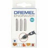 Set de fresas multiuso Dremel 9924 (3 Unidades)