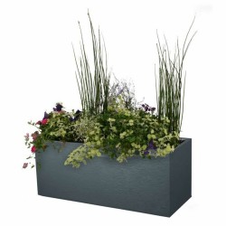 Jardinera EDA Graphit Up Rectangular Antracita 99,5 x 39 x 43 cm