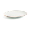 Fuente de Cocina Ariane Terra Ovalado Ceru00e1mica Beige (u00d8 32 cm) (6 Unidades)