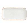 Fuente de Cocina Ariane Terra Rectangular Ceru00e1mica Beige (28 x 14 cm) (6 Unidades)