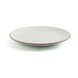 Plato Llano Ariane Terra Ceru00e1mica Beige (u00d8 31 cm) (6 Unidades)