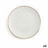 Plato Llano Ariane Terra Ceru00e1mica Beige (u00d8 21 cm) (12 Unidades)