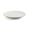 Plato Llano Ariane Terra Ceru00e1mica Beige (24 cm) (6 Unidades)