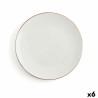 Plato Llano Ariane Terra Ceru00e1mica Beige (u00d8 27 cm) (6 Unidades)