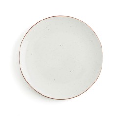 Plato Llano Ariane Terra Ceru00e1mica Beige (u00d8 27 cm) (6 Unidades)