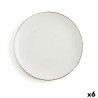 Plato Llano Ariane Terra Ceru00e1mica Beige (u00d8 29 cm) (6 Unidades)