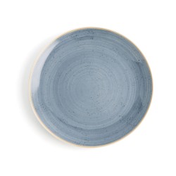 Plato Llano Ariane Terra Ceru00e1mica Azul (u00d8 31 cm) (6 Unidades)