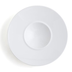 Plato Hondo Ariane Gourmet Blanco Ceru00e1mica u00d8 29 cm (6 Unidades)