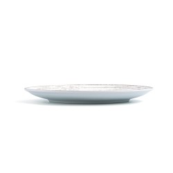 Plato Llano Ariane Tornado White Bicolor Ceru00e1mica u00d8 21 cm (12 Unidades)