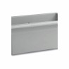 Maceta Mediterraneo Rectangular Gris Plástico 80 cm