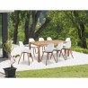 Silla de Jardín Blanco 50 x 55 x 85,5 cm (2 Unidades)