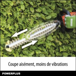 Cortasetos Powerplus 20 V