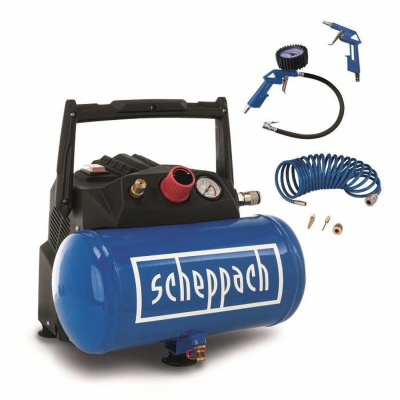 Compresor de Aire Scheppach HC06 Horizontal 1200 W 6 L