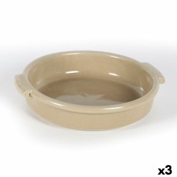 Cazuela Anaflor Ceru00e1mica Marru00f3n (u00d8 21 cm) (3 Unidades)