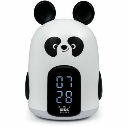 Reloj Despertador Bigben Blanco/Negro Oso Panda