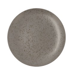 Plato Llano Ariane Oxide Ceru00e1mica Gris (u00d8 31 cm) (6 Unidades)