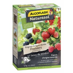 Fertilizante para plantas Algoflash Fresas, grosella, mora, arándano y frambuesa