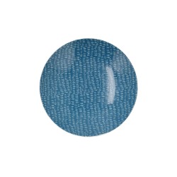 Plato Hondo Ariane Coupe Ripple Ceru00e1mica Azul (20 cm) (6 Unidades)