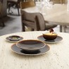 Plato Hondo Ariane Coupe Decor Ceru00e1mica Marru00f3n (20 cm) (6 Unidades)