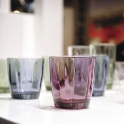 Vaso Bormioli Rocco Pulsar Morado Vidrio 390 ml (6 Unidades) (Pack 6x)