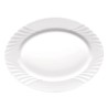 Fuente de Cocina Bormioli Rocco Ebro Ovalado Blanco Vidrio (36 cm) (12 Unidades)