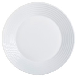 Plato Hondo Luminarc Harena Blanco Vidrio (u00d8 23,5 cm) (24 Unidades)