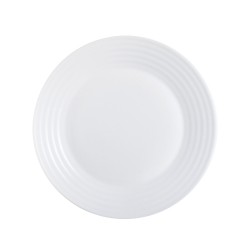 Plato de Postre Luminarc Harena Blanco Vidrio (19 cm) (24 Unidades)