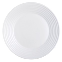 Bajo Plato Luminarc Harena Blanco Vidrio (u00d8 27 cm) (24 Unidades)