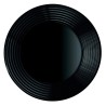 Plato Hondo Luminarc Harena Negro Vidrio (u00d8 23,5 cm) (24 Unidades)