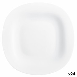 Plato Llano Luminarc Carine Blanco Vidrio (u00d8 26 cm) (24 Unidades)