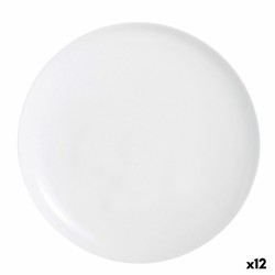 Plato para Pizza Luminarc Friends Time Blanco Vidrio u00d8 32 cm (12 Unidades)