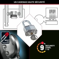 Candado de llave Master Lock (3 Unidades)