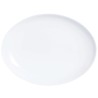 Fuente de Cocina Luminarc Diwali Ovalado Blanco Vidrio (33 x 25 cm) (12 Unidades)