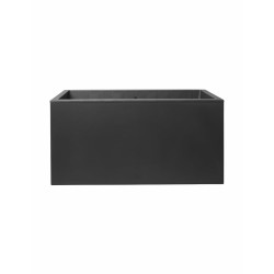 Maceta Elho Negro 59 x 30 x 29 cm Rectangular Moderno