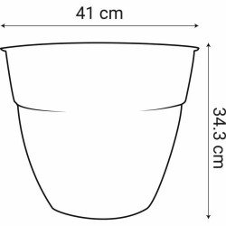 Maceta EDA Ø 41 cm Gris...