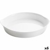 Molde para Tartas Luminarc Smart Cuisine Blanco Vidrio Redondo u00d8 28 cm 6 Unidades