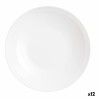 Plato Llano Luminarc Friends Time Blanco Vidrio u00d8 26 cm Multiusos (12 Unidades)