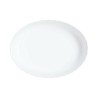 Fuente de Cocina Luminarc Trianon Ovalado Blanco Vidrio 31 x 24 cm (6 Unidades)