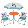 Muebles de Jardín Fun House Infantil Oso Panda 4 Piezas