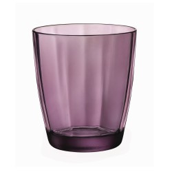 Vaso Bormioli Rocco Pulsar Morado Vidrio (6 Unidades) (305 ml)