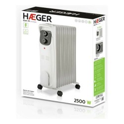 Radiador de Aceite (11 cuerpos) Haeger OH011007A 2500 W Blanco