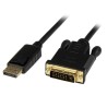 Adaptador DisplayPort a DVI Startech DP2DVIMM6BS Negro 1,8 m