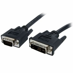 Adaptador VGA a DVI Startech DVIVGAMM5M Negro