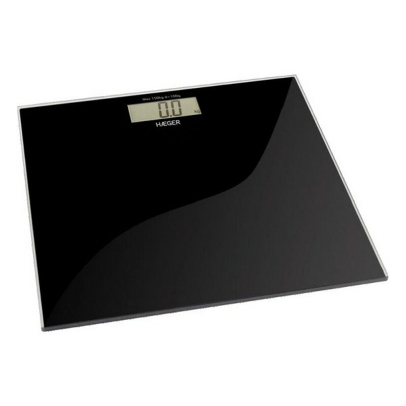 Báscula Digital de Baño Haeger BS-DIG.010A Negro