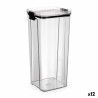 Recipiente Conservador de Alimentos Quid Cocco Transparente Plu00e1stico 1,8 L (12 Unidades)