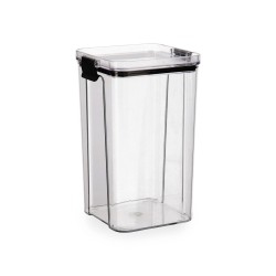 Recipiente Conservador de Alimentos Quid Cocco Transparente Plu00e1stico 1,3 L (12 Unidades)