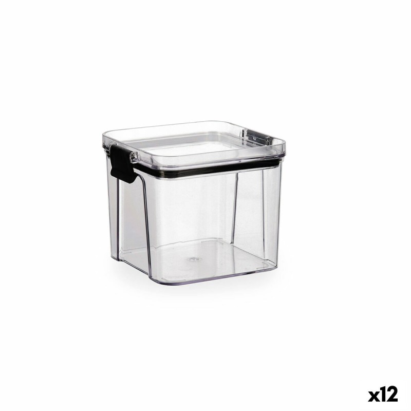 Recipiente Conservador de Alimentos Quid Cocco Transparente Plu00e1stico 700 ml (12 Unidades)