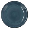 Plato Llano Quid Vita Ceru00e1mica Azul (u00d8 27 cm) (12 Unidades)