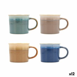 Taza Quid Duo Ceru00e1mica Multicolor (265 ml) (12 Unidades)